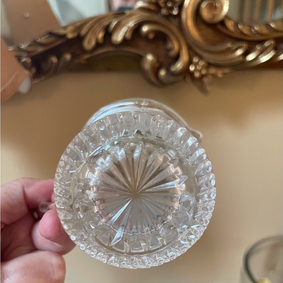 Vintage 2 Pc Lausitzer Glass Germany 25% Lead Crystal Creamer and Butter Dish - Picture 2 of 5